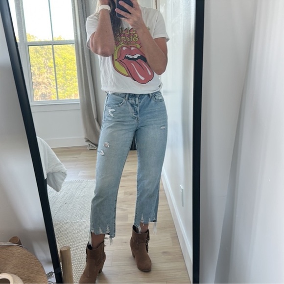 NWT Pistola Charlie Ripped Straight-Leg Jeans in Ruthless sz 31 - Picture 9 of 10